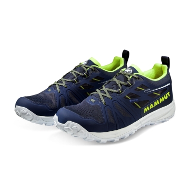 Mammut Trail Buty Biegowe Saentis Low GTX (wodoodporne) granatowo/limonkowe męskie